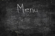 Photo: Chalk on black board: Chalk on black board: