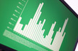 Image of financial graph on a screen