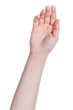 female teen hand of hope