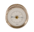 old vintage barometer forecast weather isolated