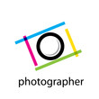 Vector logo photographer