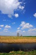 Calm River and Beautiful Blue Sky