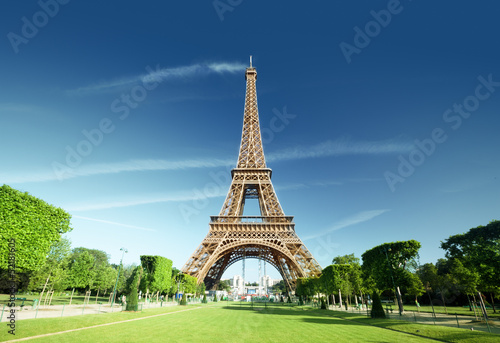 Photo: Eiffel tower, Paris. France. Eiffel tower, Paris. France.
