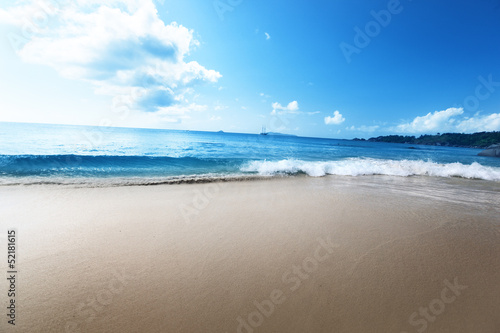 Photo: Anse Lazio beach at Praslin island, Seychelles Anse Lazio beach at Praslin island, Seychelles