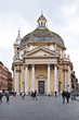 Foto: Roma, piazza del Popolo - fontana e Santa Maria Montesanto Roma, piazza del Popolo - fontana e Santa Maria Montesanto