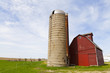 Photo: Traditional American Red Barn With Blue Sky Traditional American Red Barn With Blue Sky