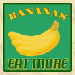 Bananas vintage poster