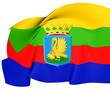 Flag of Appingedam, Netherlands.