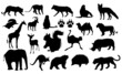 Wild Animals Silhouettes