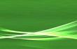 Abstract light green waves on green background