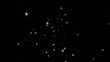 Star Light  Sparkles / Black Background