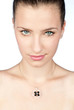 beautiful girl with necklace