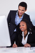 Two Business People In Office