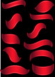 Red ribbon banner