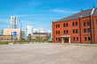 Foto: Urban scene with Old Brick Warehouse in Yokohama City, Japan. Urban scene with Old Brick Warehouse in Yokohama City, Japan.