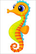 Cute seahorse cartoon