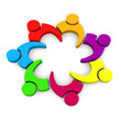 Team Business 7 - 3D white background