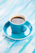 Still life: espresso, close-up, studio shot
