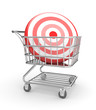 Illustration: Shopping cart with arrow Shopping cart with arrow
