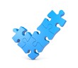 Check mark from puzzles