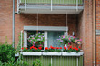Balcony with flowers