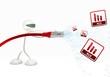 3d render of a exclusive xls icon coming from data cable