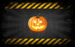Sfondo di Halloween con zucca 3D