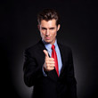 business man thumbs up