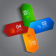 Abstract 3D Paper Infographics