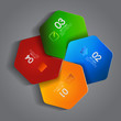 Abstract 3D Paper Infographics