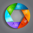 Abstract 3D Paper Infographics