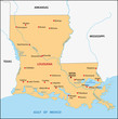 Louisiana map