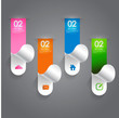 Abstract 3D Paper Infographics