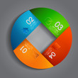 Abstract 3D Paper Infographics
