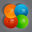 Vektor: Abstract 3D Paper Infographics Abstract 3D Paper Infographics