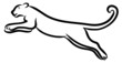 Lion Leaping