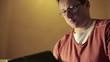 Video: Young man with tablet computer Young man with tablet computer