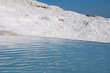 Travertine pools and terraces in Pamukkale (Turkey)