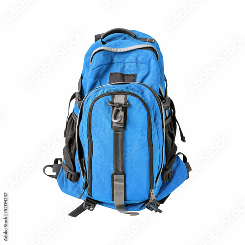 Photo: Backpack isolated w/ path Backpack isolated w/ path