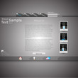 Minimal Elegant Web Site Template vector