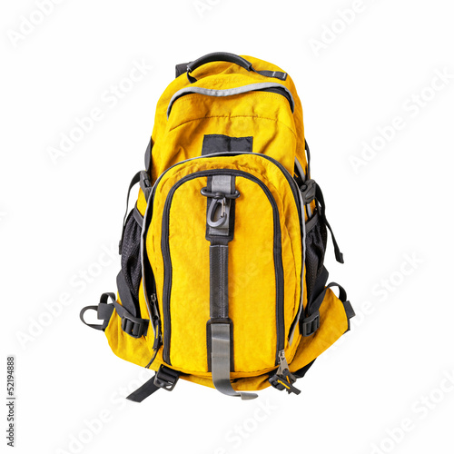 Photo: Backpack isolated w/ path Backpack isolated w/ path