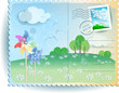 Spring postcard
