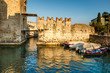 Medieval Castle on Lake Garda in Sirmione, Northern Italy