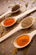 spices - pepper, curry, chilli, caraway