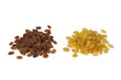 Photo: Heap of yellow and brown raisins Heap of yellow and brown raisins