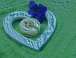 large abstract wooden heart