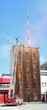 Castle of maneuver in fire station during a practice session wit