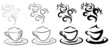 Hot coffee set