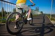 Healthy lifestyle - teenage boy biking