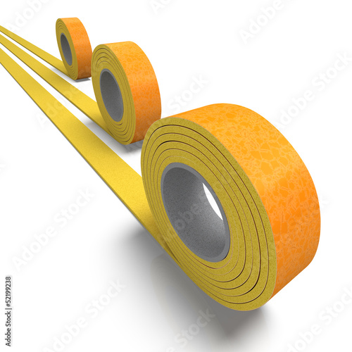 Illustration: Insulation tape trio Insulation tape trio